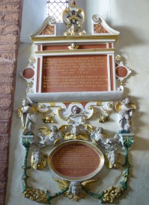 St Martin's, Exeter - C17 Monument