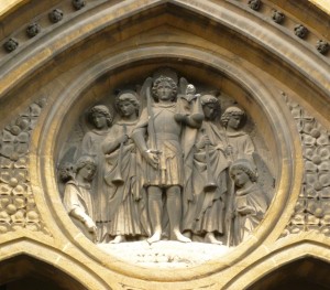 St Michael & Angels - West Front Roundel